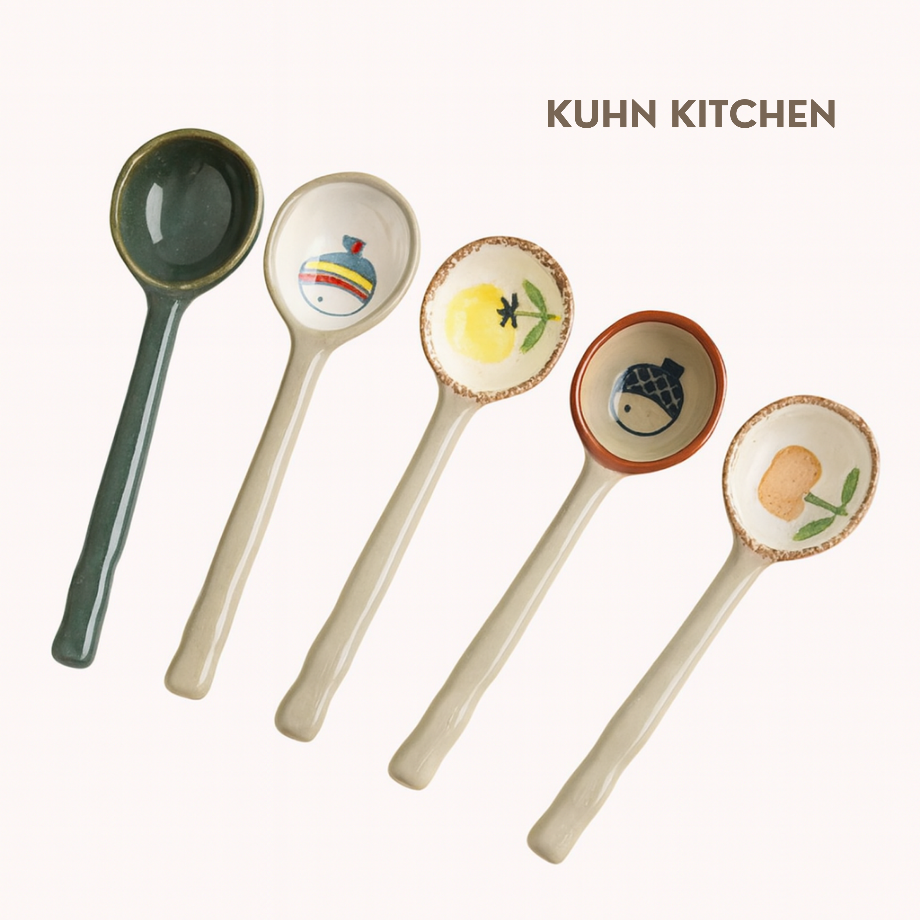 CLASSIC CERAMIC SOUP SPOON
