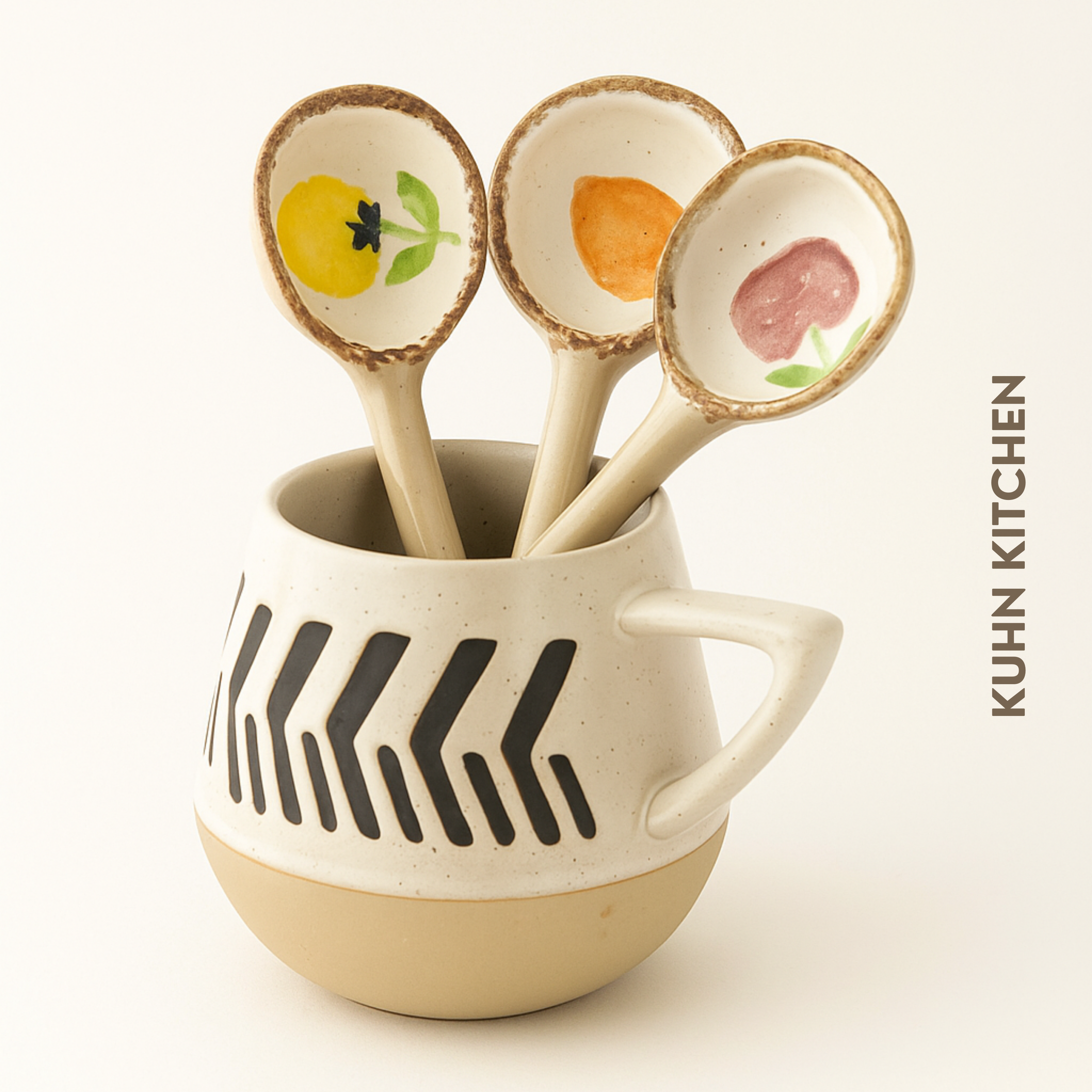 CLASSIC CERAMIC SOUP SPOON