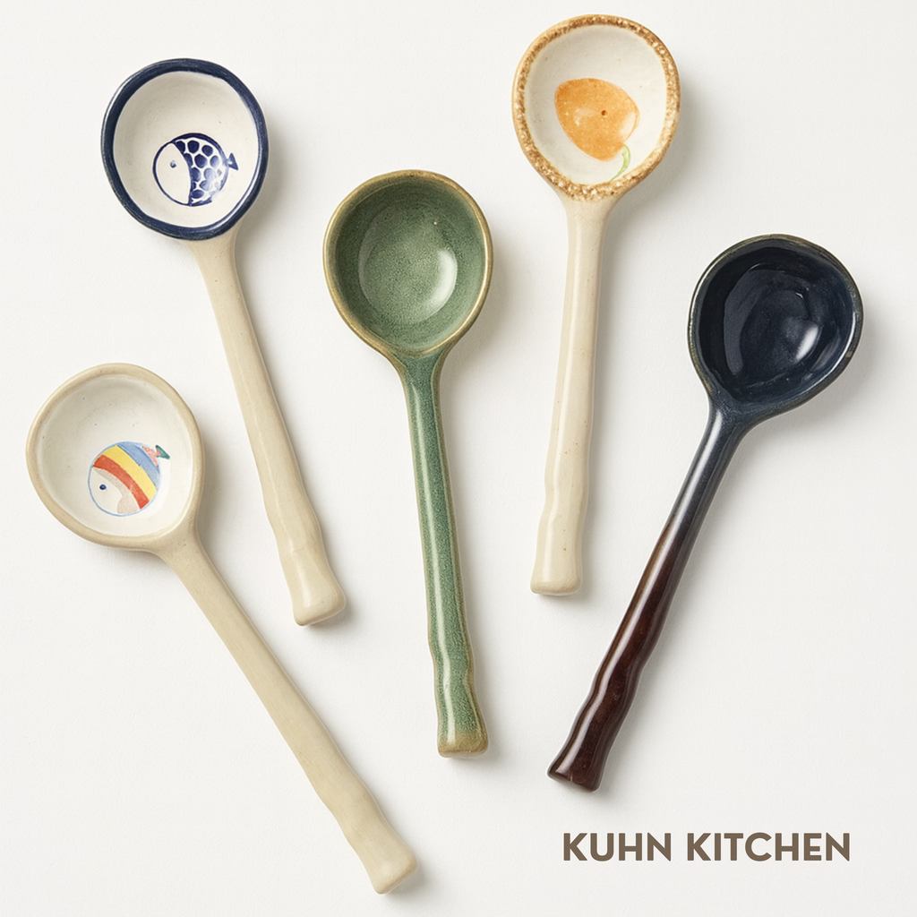 CLASSIC CERAMIC SOUP SPOON