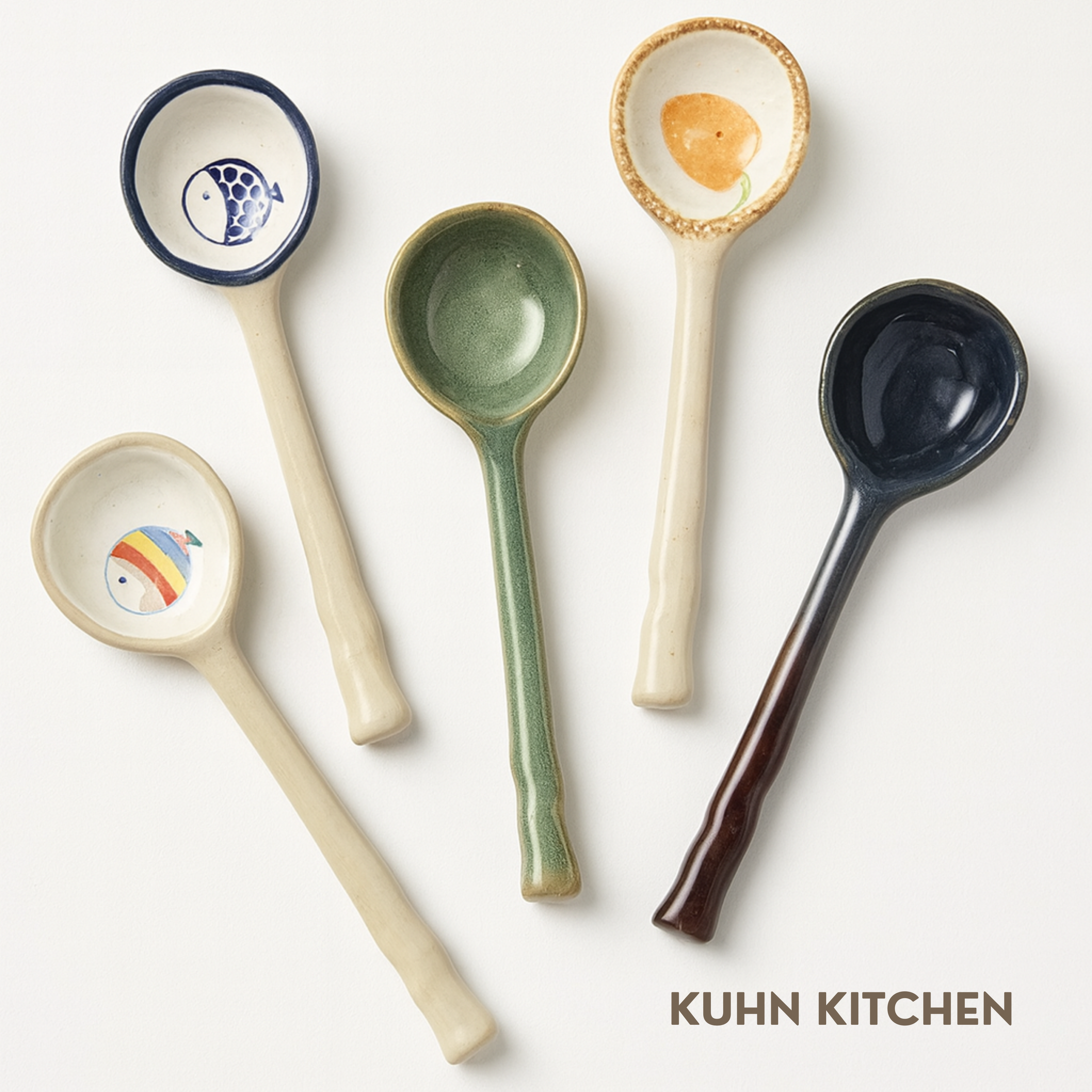 CLASSIC CERAMIC SOUP SPOON