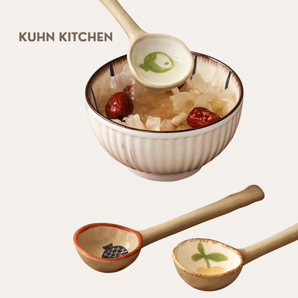 CLASSIC CERAMIC SOUP SPOON