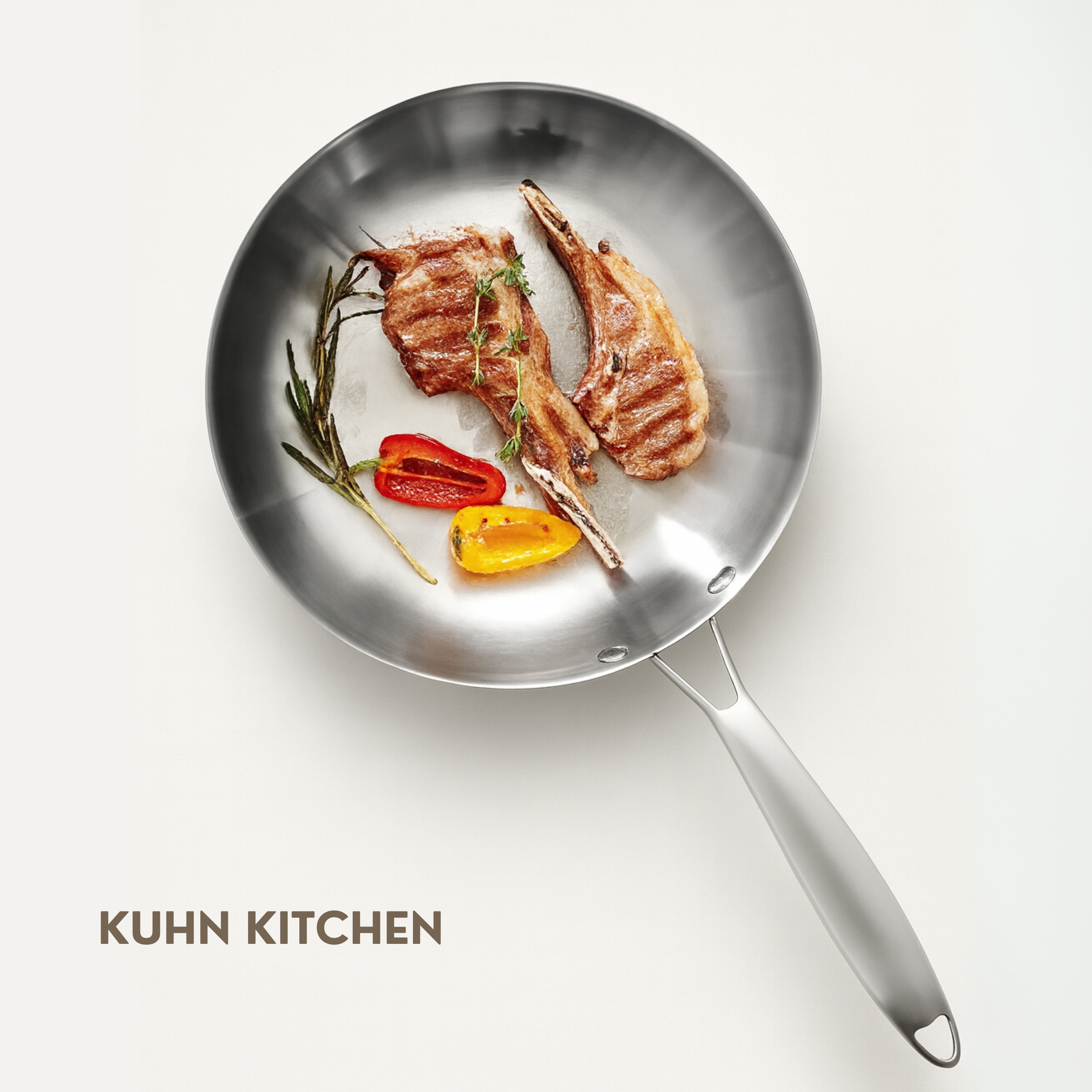 CHEF'S STEEL FRYING PAN