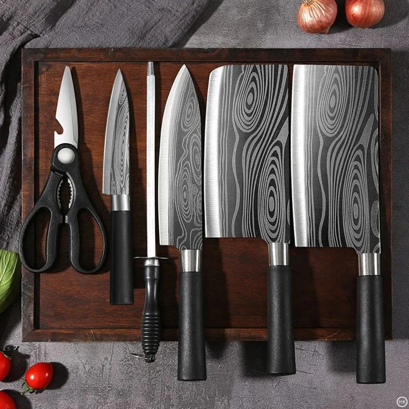 COMBO - DAMASCUS KITCHEN KNIFE'S